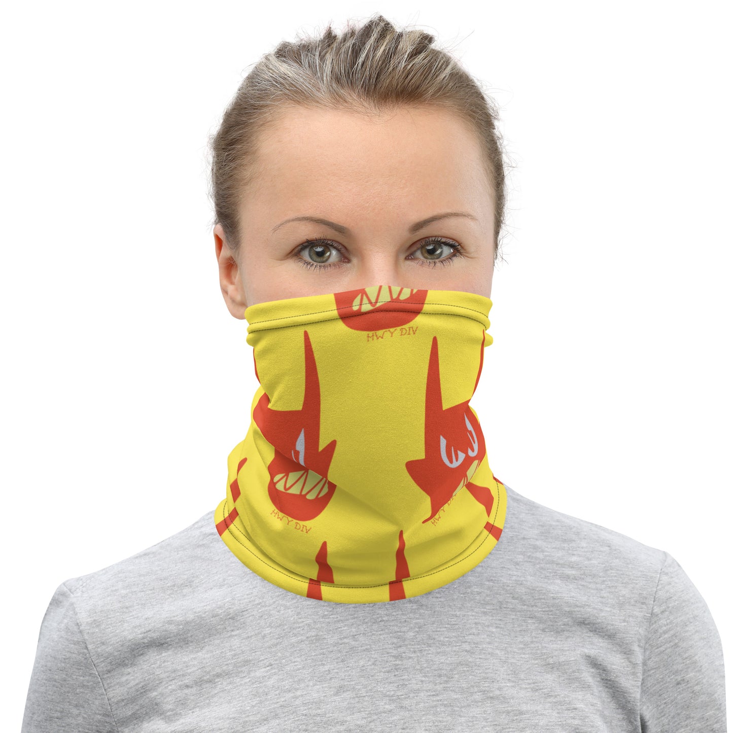 Little Devil Neck gaiter mask Motorcycle Helmet Ride Highway Division HWY DIV Harley Davidson Chopper