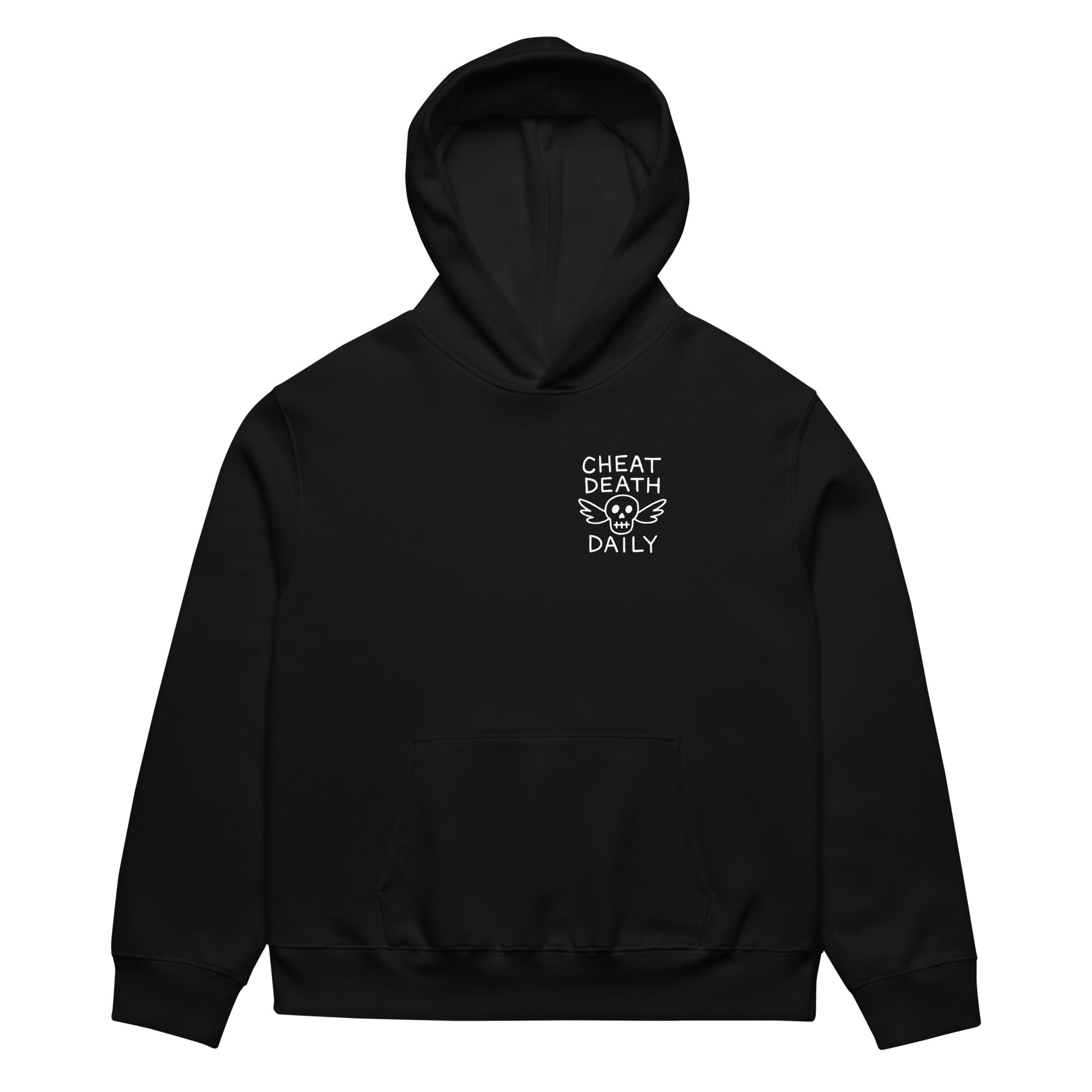 Cheat Death Daily Grim Reaper Hoodie by Highway Division Motorcycle