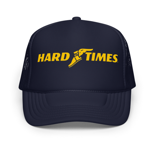 vintage good year hat that says hard times by Highway Division