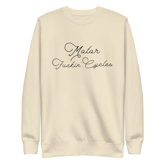 Motor Fucking Cycles Sweatshirt by Highway Division Harley Davidson