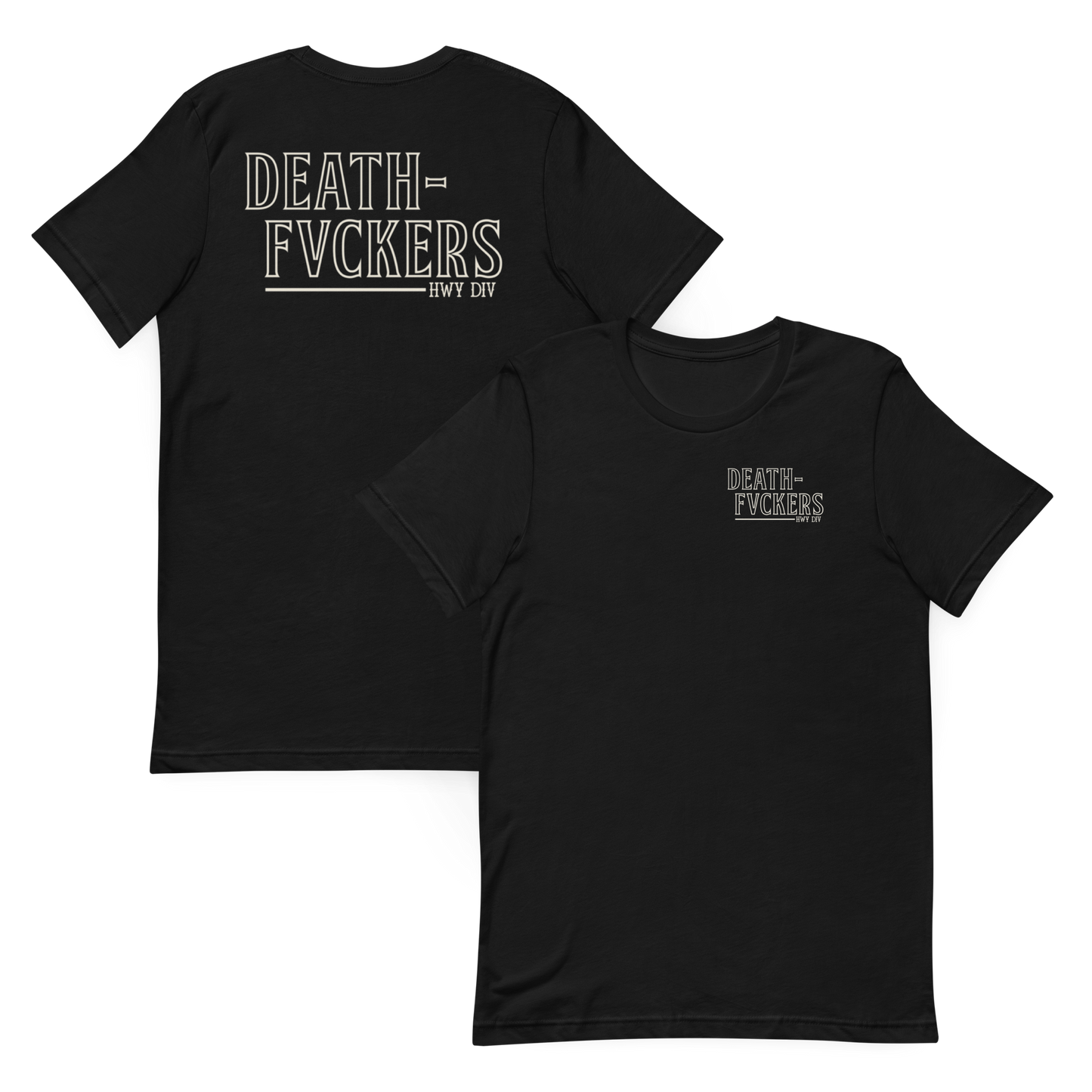 Death Fucker T Shirt by Highway Division HWY DIV Harley Davidson Chopper Motorcycle Club