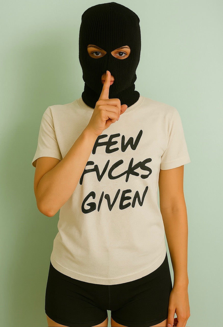 Few Fucks Given T Shirt tee by Highway Division No Fucks HWY 