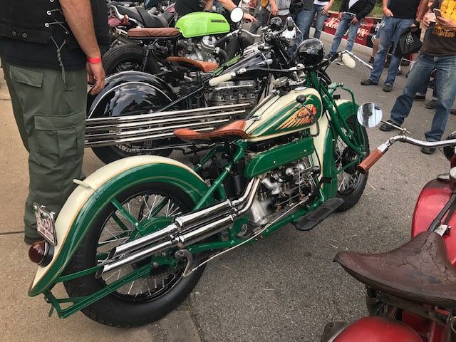 Antique Indian Motorcycle Kentucky Kickdown Highway Division Louisville vintage