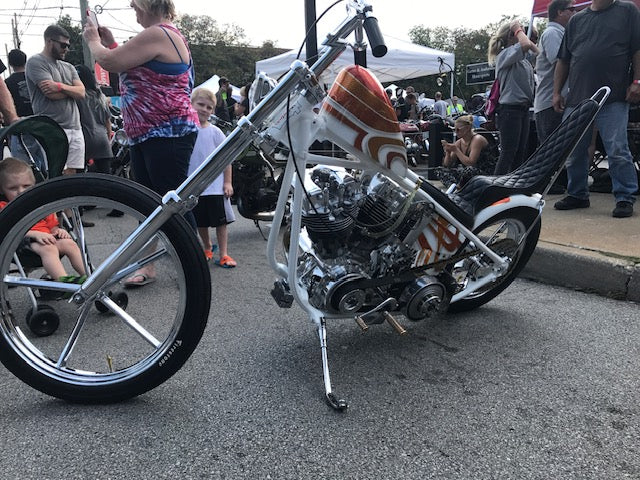 Harley Davidson Shovelhead chopper  Kentucky Kickdown Highway Division Louisville Motorcycle