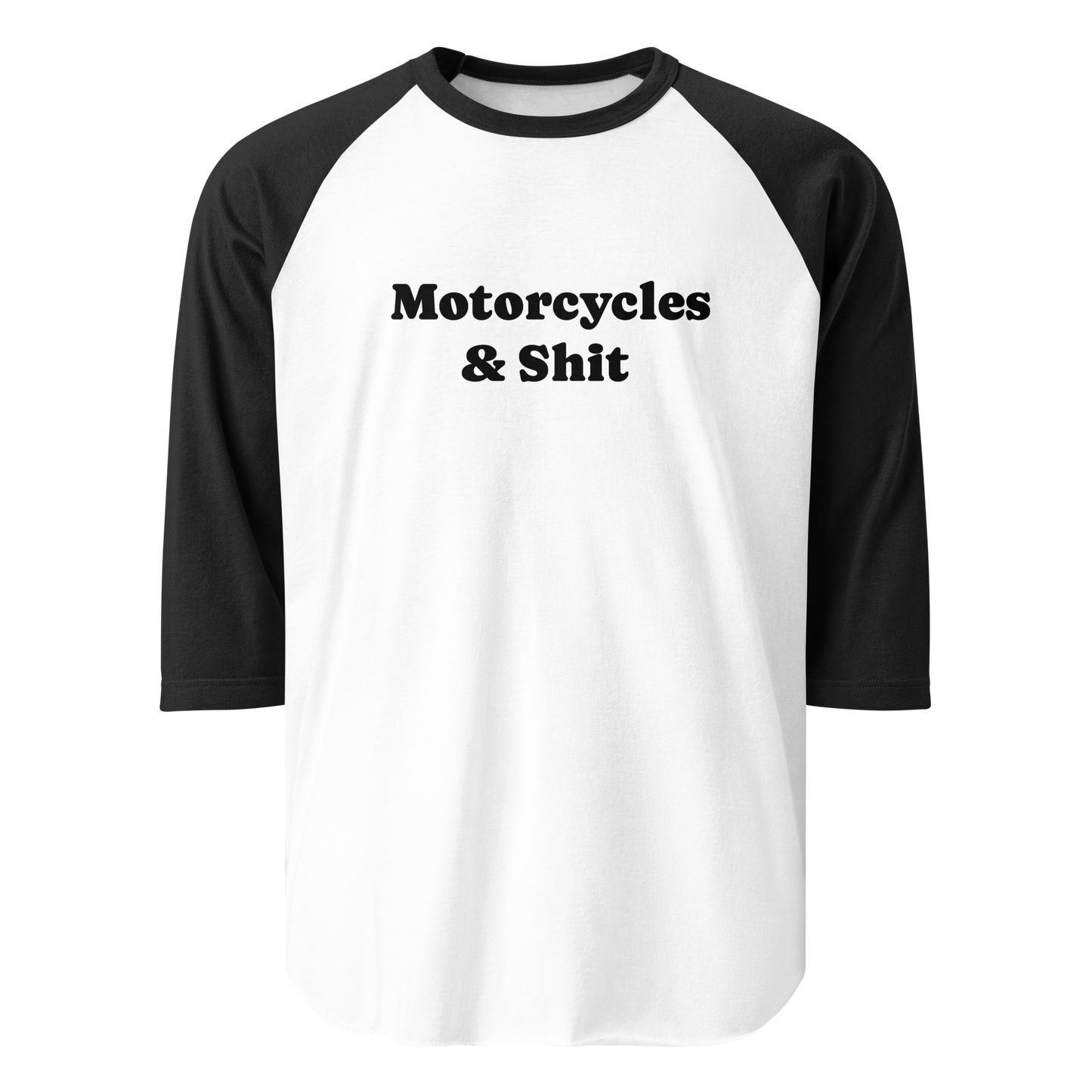 Motorcycles and Shit 3/4 T Shirt by Highway Division Harley Davidson Chopper HWY DIV