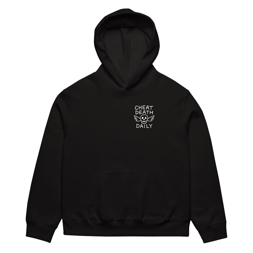 Cheat Death Daily Grim Reaper Hoodie by Highway Division Motorcycle 