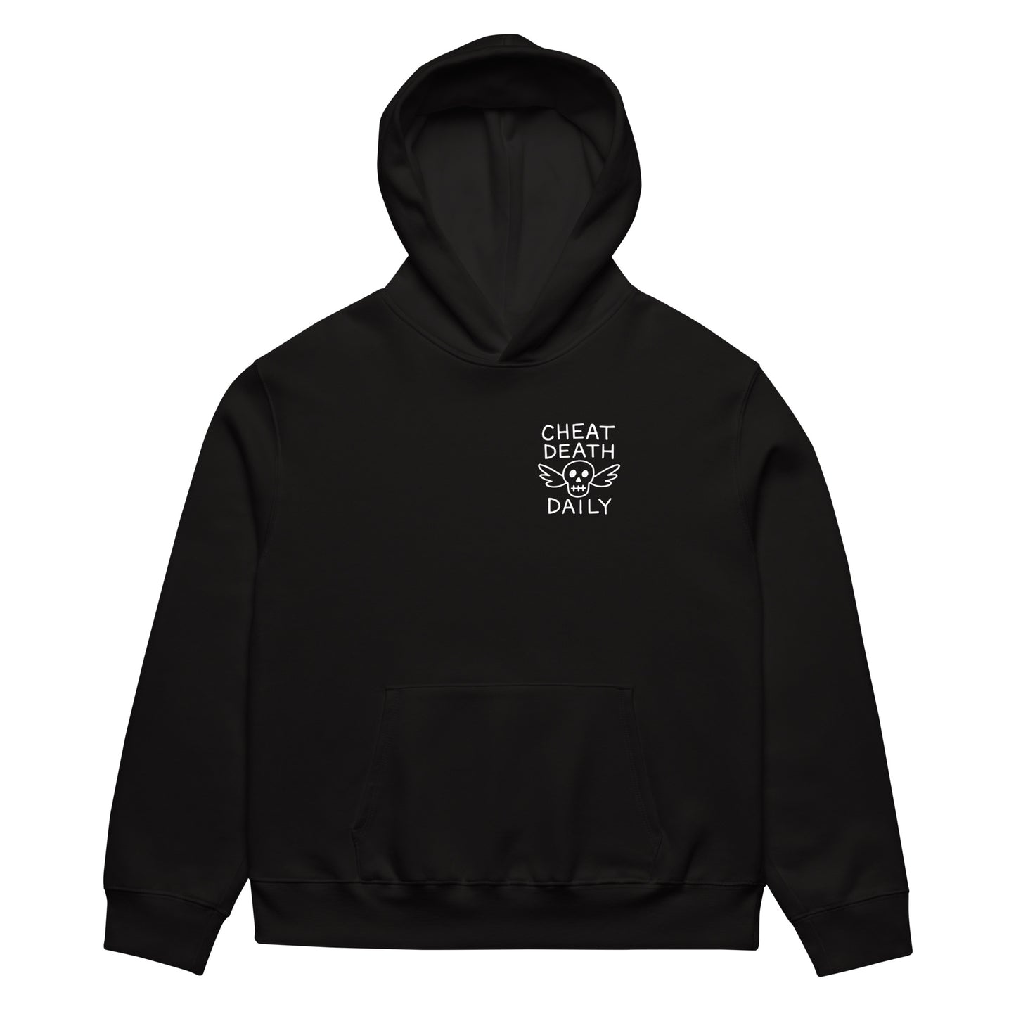 Cheat Death Daily Grim Reaper Hoodie by Highway Division Motorcycle 