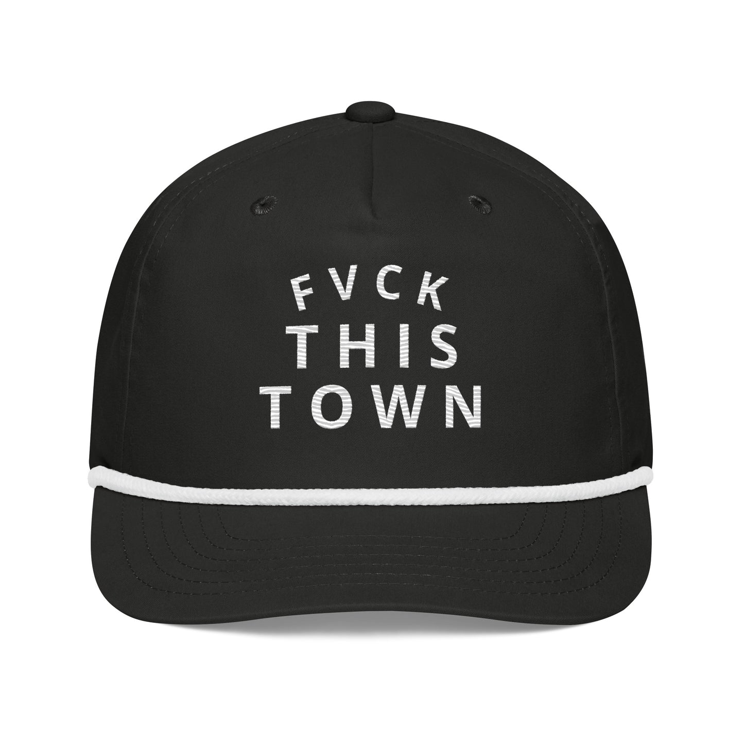 Product The Highway Division presents a bold black hat featuring the provocative phrase "fck this town," designed for those who embrace a rebellious spirit. Crafted with high-quality materials, this hat combines style and attitude, making it a perfect accessory for expressing individuality. Its adjustable fit ensures comfort, while the striking design makes a statement wherever you go.