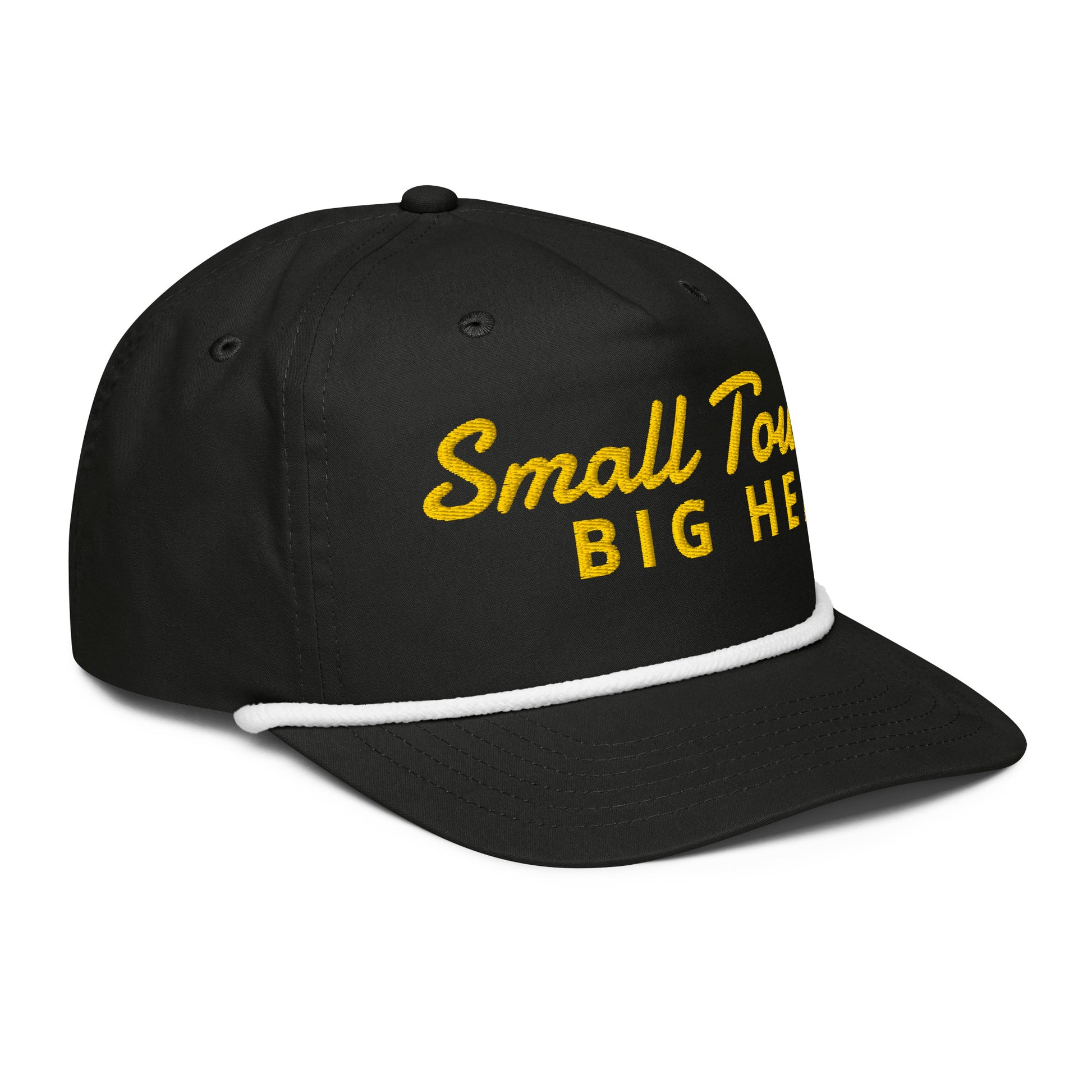 Small Town Big Hell Hat by Highway DivisionThe "Small Town Big Hell" hat by Highway Division is a striking accessory that combines bold design with a touch of attitude. Crafted from high-quality materials, this black hat features a distinctive graphic that captures the essence of small-town life juxtaposed with a rebellious spirit. Its adjustable fit ensures comfort for all wearers, making it a perfect addition to any casual outfit or a statement piece for those who embrace individuality.