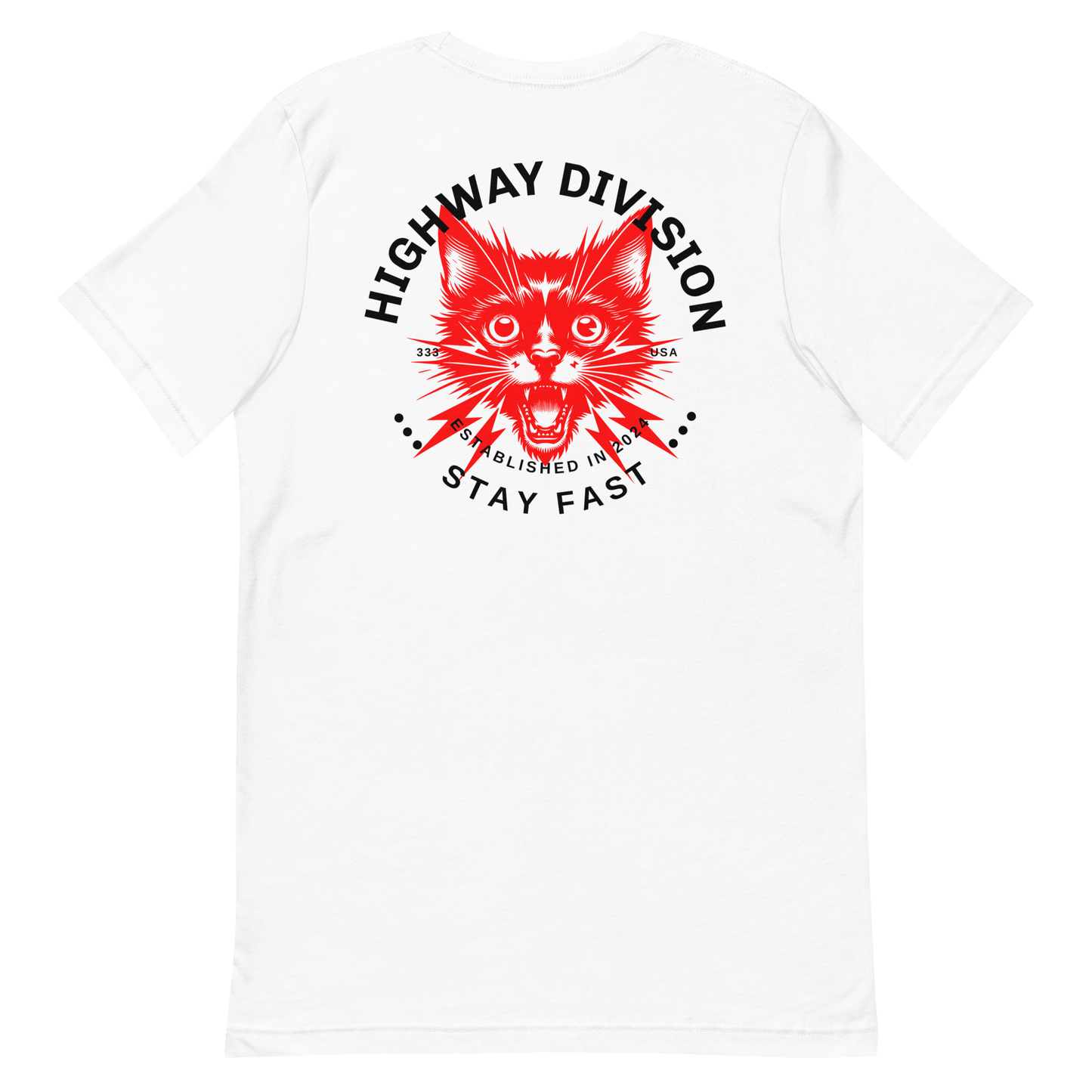 HD Cat Logo T-Shirt by Highway Division